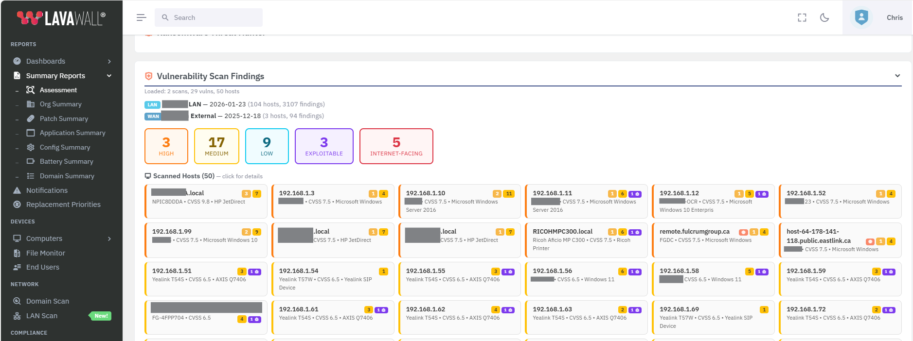 Automatically correlate Nessus scans to detailed device information