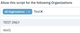 Search Lavawall® organizations to limit script access